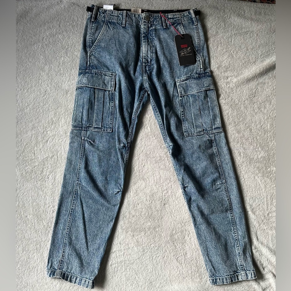 Levi’s Fresh Leaves Justin Timberlake Hi-Ball Cargo Jeans